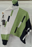 Green And White knitted T-Shirt