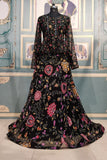 Elegant Black Babuli Georgette Lehenga & Top Indo Western Wear