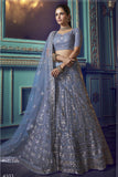 Gorgeous Sequence Worked Lehenga With Designer Choli For Wedding Wear