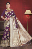Designer Rich Pallu With Heavy Woven Worked Saree
