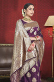 Designer Rich Pallu With Heavy Woven Worked Saree