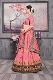 Pink Color Banarasi Silk Lehenga Choli With Dupatta For Women