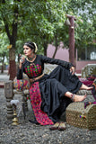 Beautiful Black Real Mirror & Embroidery Work Lehenga Choli