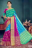 Beautiful Raw Silk Saree with Designer Zari Woven Work