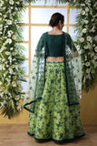 Glamrous Semi Stitched Net Lehenga Choli For Wedding Wear