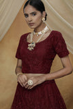Stone Pasting & Embroudery Work Lehenga Choli For Wedding Wear