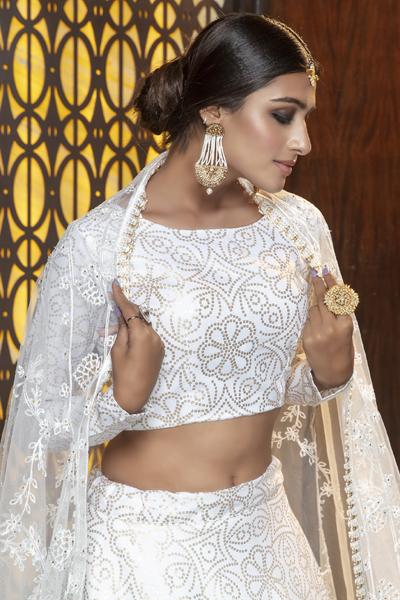 Amazing White and Red Colour Designer Lehenga Choli For Wedding | Wedding  lehenga designs, Indian bride outfits, Latest bridal lehenga