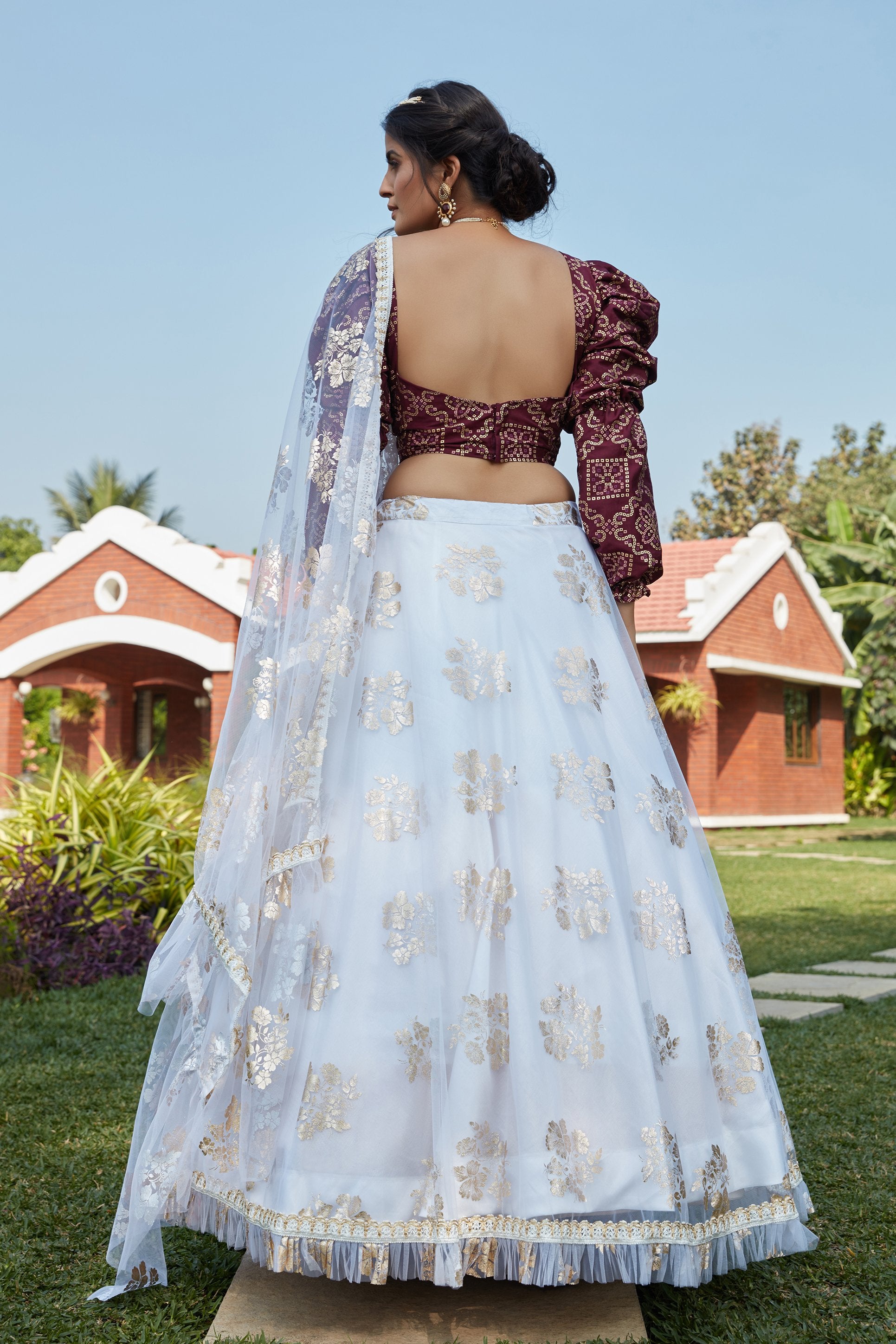 Net Wedding Wear Self Design Semi Stitched Lehenga Choli at Rs 620 in Surat