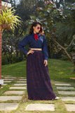 Gorgeous Navy Blue top And Skirt For Women