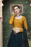 Charming Lehenga Choli For Party Wear With lace And Sequencing  Work