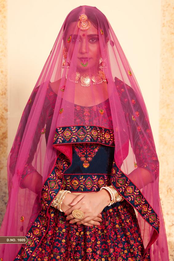Wedding Wear Heavy Embroidery Worked Lehenga Choli With Dupatta