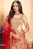 gorgeous Beige Color Embroidery Worked Lehenga With Designer Choli With Dupatta
