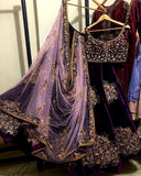 Ravishing Lehenga Choli Viscous with Emrodery Worked with Sequence Worked