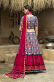 adorable Printed Lehenga Choli With Lace On dupatta Printed Work