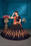 Heavy Designer Embroidery Work Semi Stitched Lehenga Choli