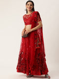 Red Colour Party Wear Lahenga Choli