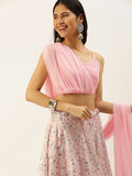 Bring back the show just like our pink lehenga teamed with a choli