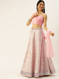 Bring back the show just like our pink lehenga teamed with a choli