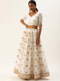 These breezy crafted with thread embroidery lehenga