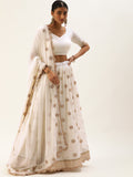 These breezy crafted with thread embroidery lehenga