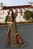 Attractive Looking Georgette Printed Saree For Women