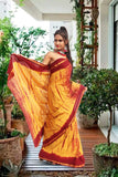 beautiful Cotton Saree With Jacquard Lace Border for Casual Wear