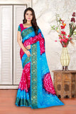 Elegant Bandhani Saree With Bright Color