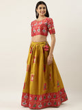 classic patola Multi Colour Lehengacholi