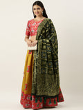 classic patola Multi Colour Lehengacholi