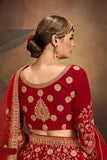 Wedding Wear Designer Embroidery Worked Lehenga Choli With Dupatta For Bridal