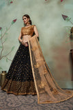 Gorgeous Semi Stitched Sequence Worked Lehenga Choli With Dupatta For Wedding Wear