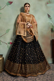 Gorgeous Semi Stitched Sequence Worked Lehenga Choli With Dupatta For Wedding Wear