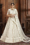 Soft Net Heavy Designer With Thread & Foil Zari Work Lehenga Choli For Wedding Wear