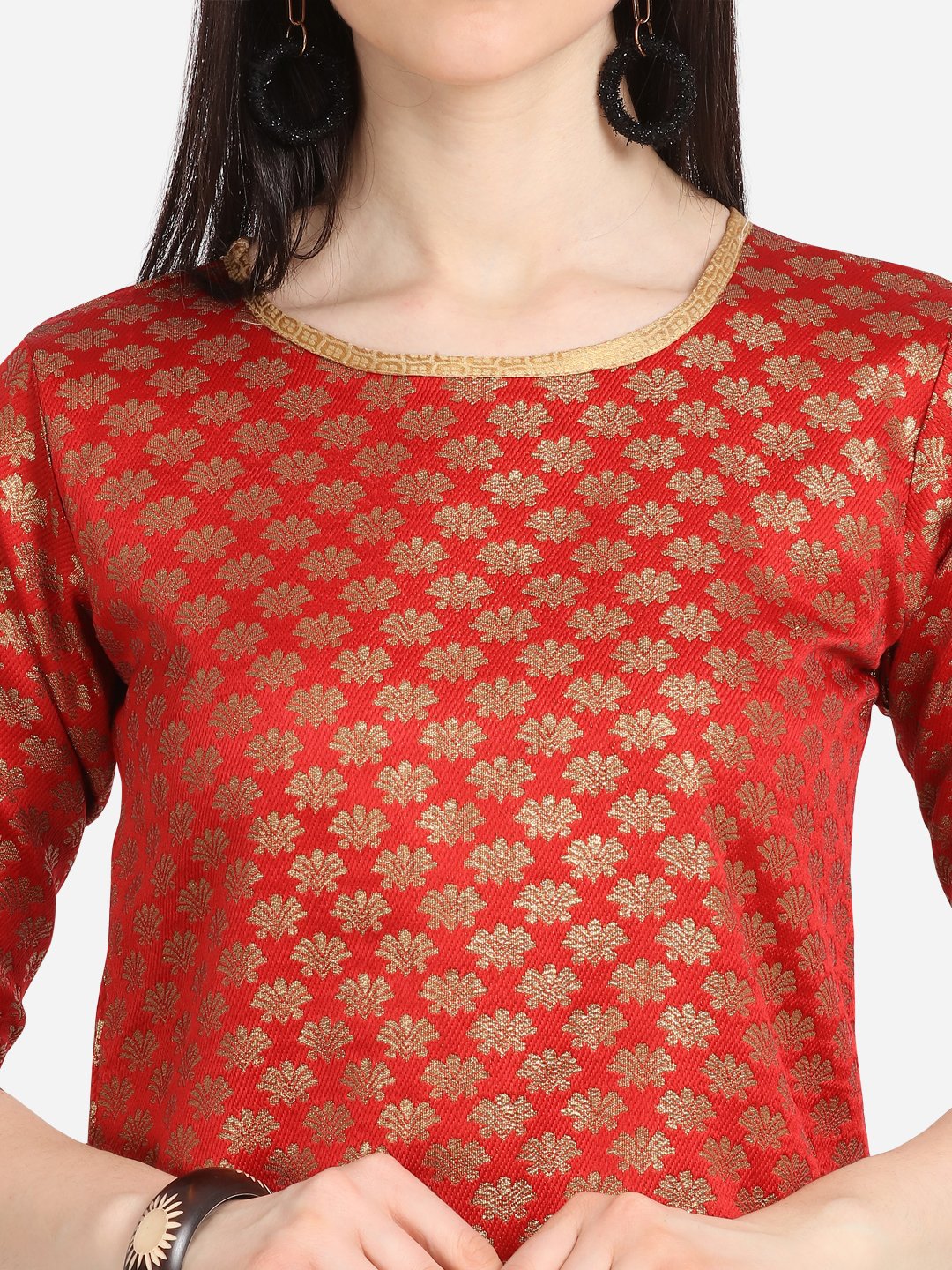 Fancy   Cotton Silk Blend Self Design Dress Material