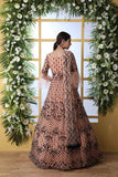 Net Gown With Thread Embroidery & Stone Work Long Gown