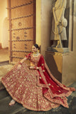 Dazzling Pure Velvet Lehenga Choli With Heavy Zari Designer Work