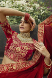 Dazzling Pure Velvet Lehenga Choli With Heavy Zari Designer Work