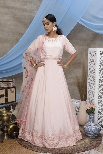 Rani Pink 'Shajara' Gown | House Of Masaba – KYNAH