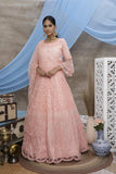 Fancy Designer Long & Flared Gown With Thread Embroidery Work