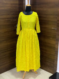 Bumblebee Yellow Designer Gown