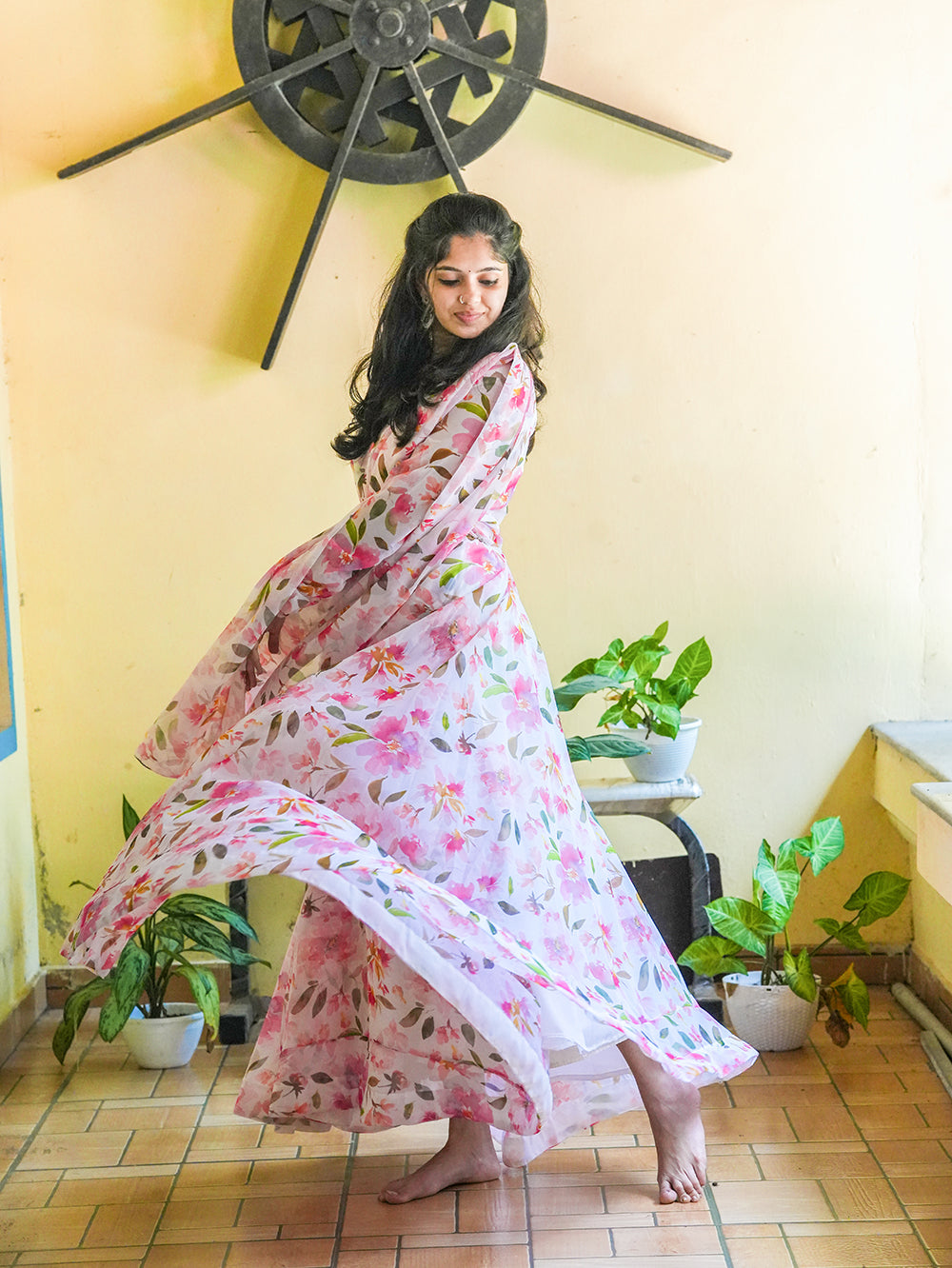 Tiana Satin Split Gown - Pink – Dressmezee