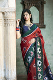 Elegant Printed Patola Silk Saree Having Attractive Sense