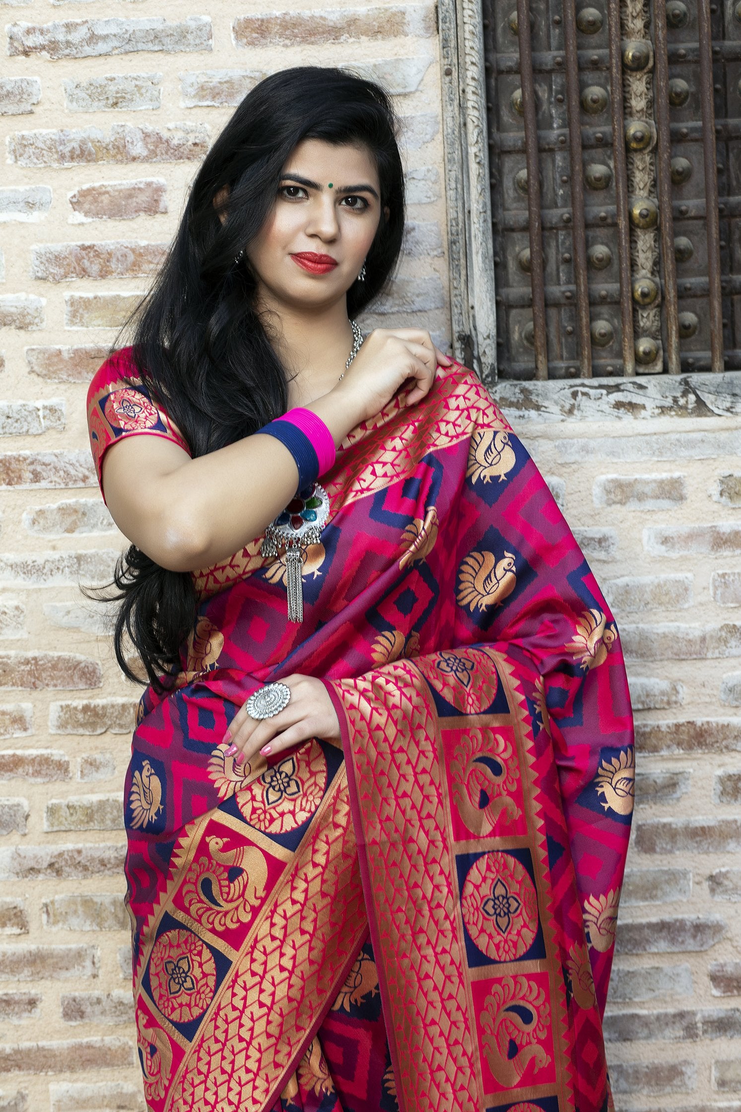 Ethnic Women'S Woven Banarasi Saree