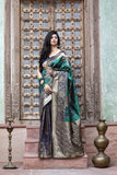 Traditional Banarasi Silk Saree With Zigzag Woven Pallu