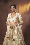 Designer Resham & Zari Work Lehenga Choli With Dupatta For Party Wear