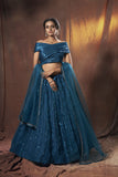 Starring Georgette Lehenga Choli With Sequence Work For Party Wear