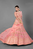 Wedding Wear Lehenga Choli With Dupatta Having Gota, Zarkan Work