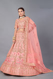 Wedding Wear Lehenga Choli With Dupatta Having Gota, Zarkan Work