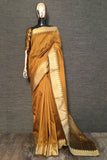 Party Wear Mustard Assam Silk Saree