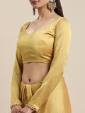 Rangoli Silk Yellow Colour Casual Wear Saree